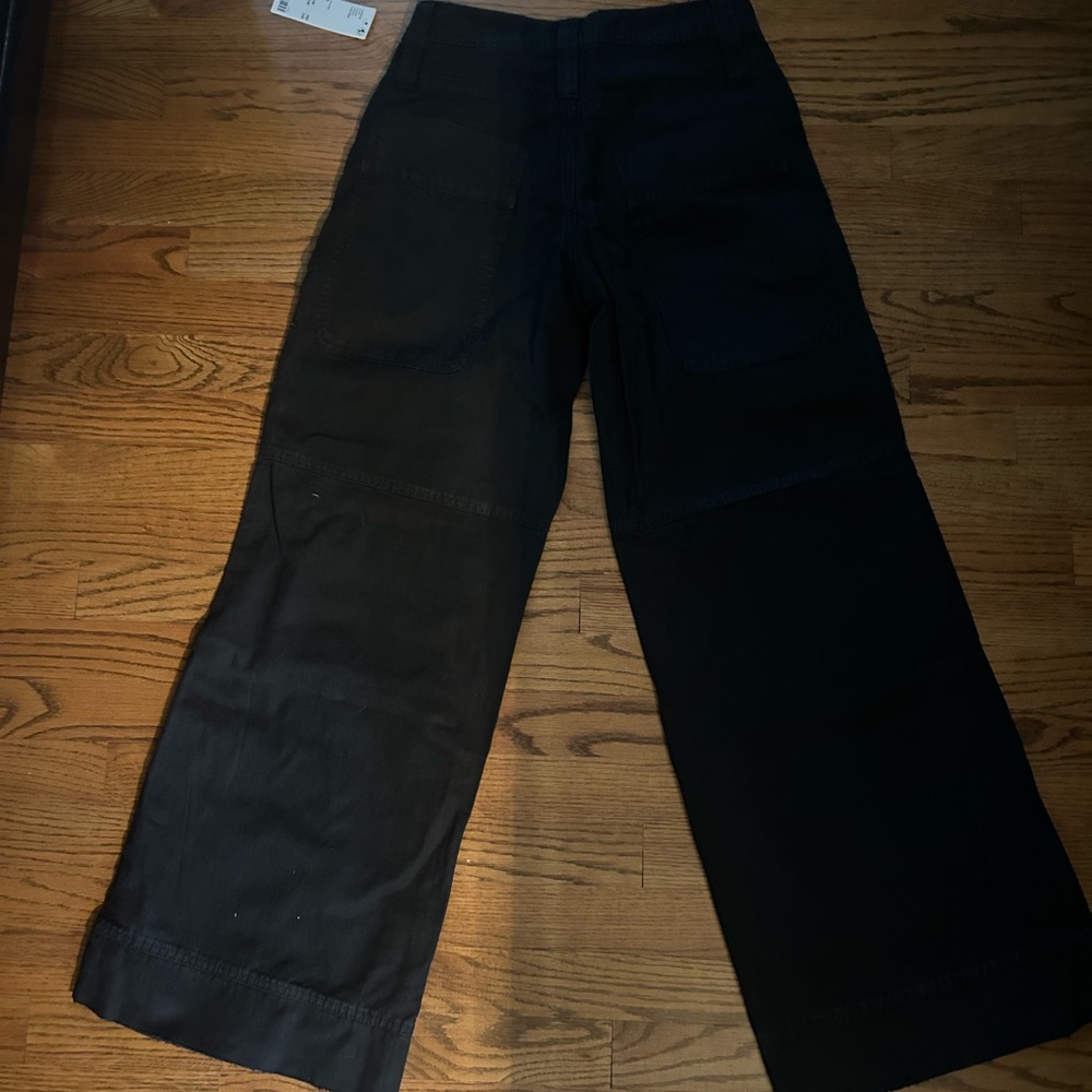 Urban Outfitters Black Wide Leg Jean with Rhinestones - Picture 4 of 4